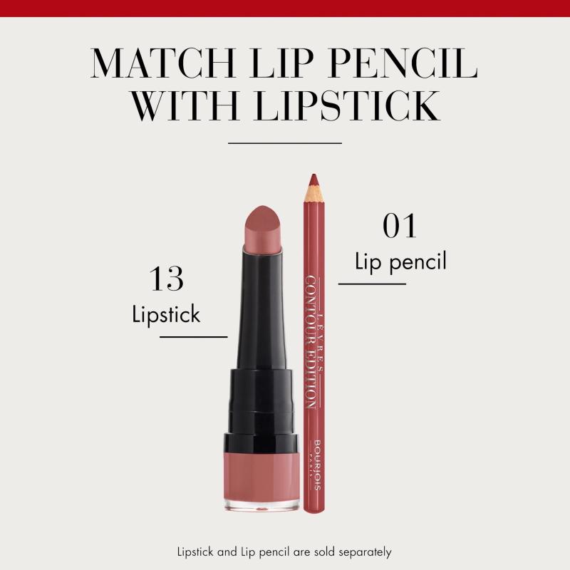 Bourjois Rouge Velvet The Lipstick- 2.4 gm