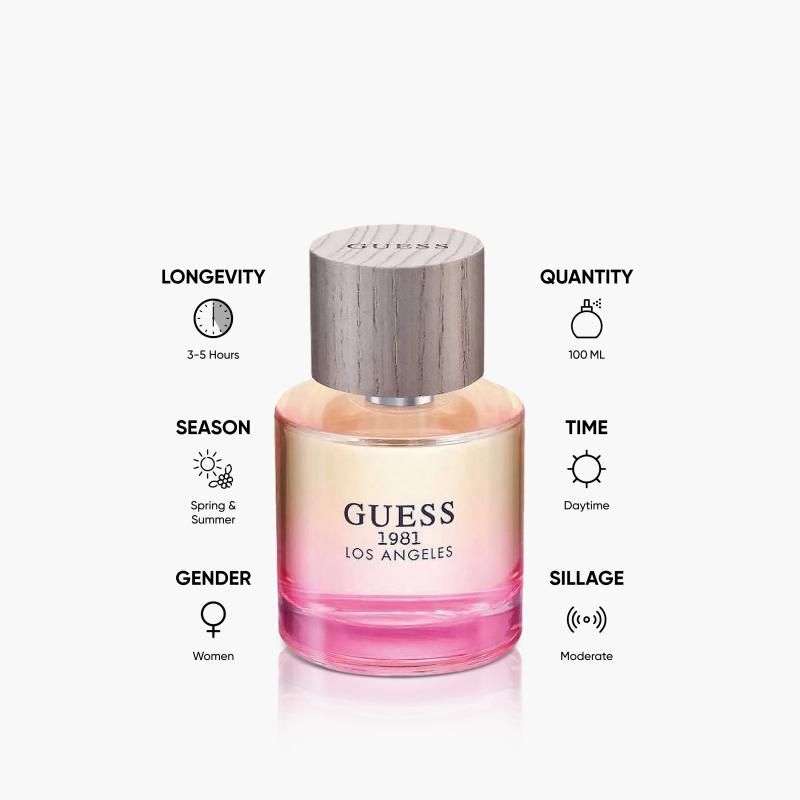Guess Women's 1981 Los Angeles Eau De Toilette Spray - 100 ml