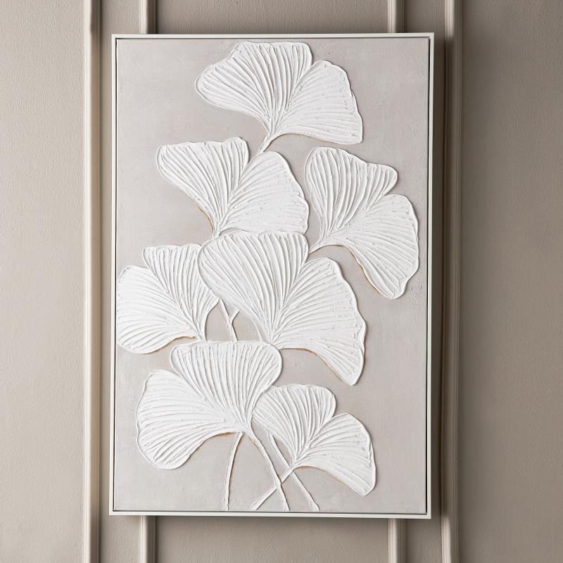 Nala Handpainted Framed Canvas Wall Art - 80x120 cm