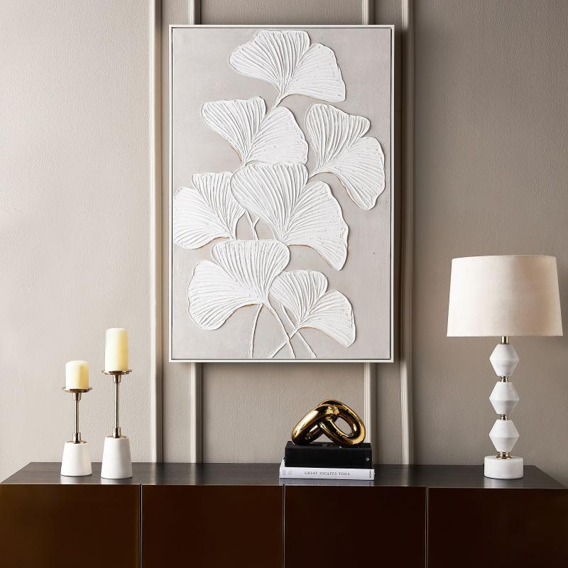 Nala Handpainted Framed Canvas Wall Art - 80x120 cm