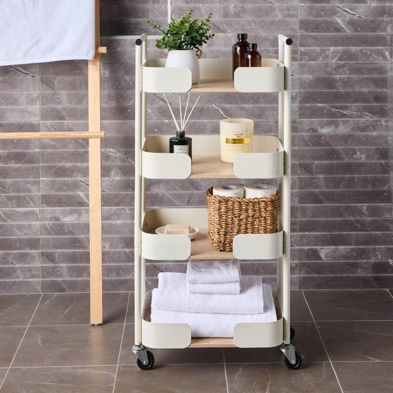 Claudia 4-Tier Storage Trolley