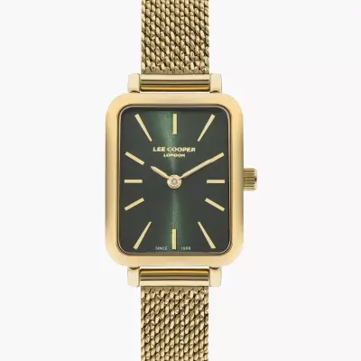Lee Cooper Analog Black Rectangle Dial Women's Watch - LC07815.170