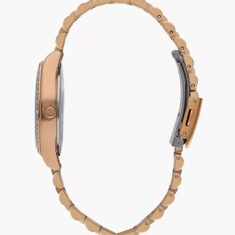 Lee Cooper Rose Gold Analog Metal Watch | LC07818.430