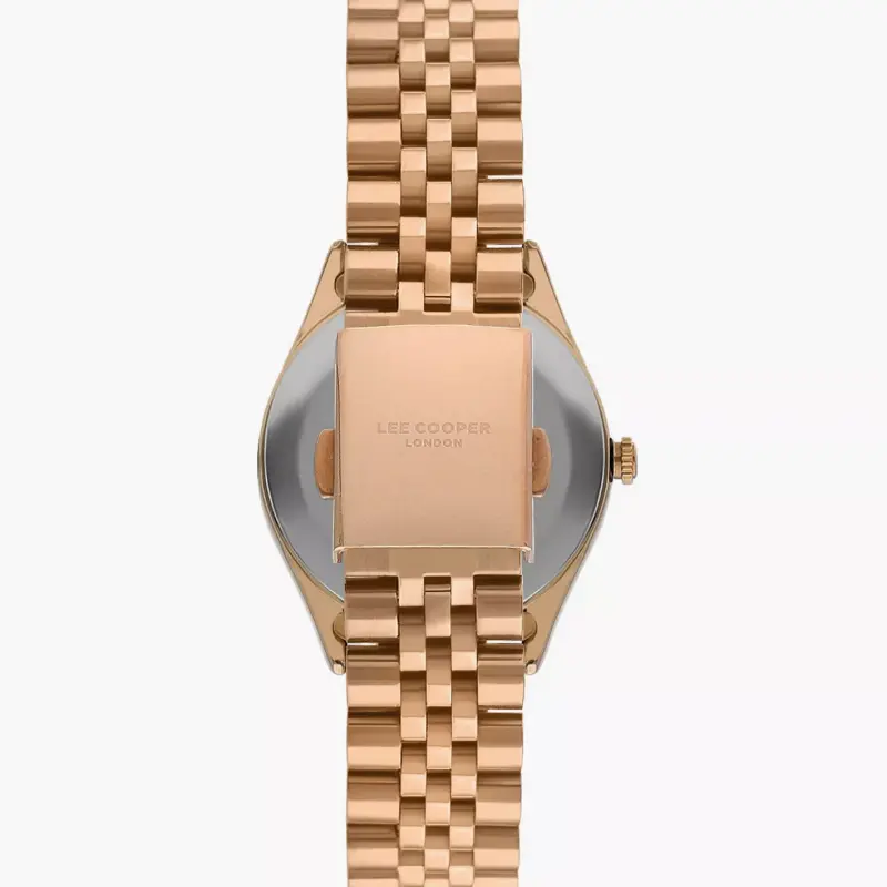 Lee Cooper Rose Gold Analog Metal Watch | LC07818.430