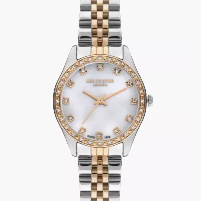 Lee Cooper Silver & Rose Gold Analog Metal Watch | LC07818.520