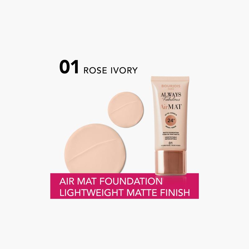 Bourjois Always Fabulous Air Mat Foundation - 30 ml