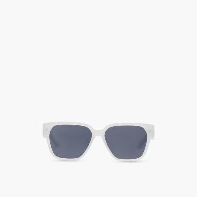 Full Rim Square Frame Sunglasses with Nose Pads