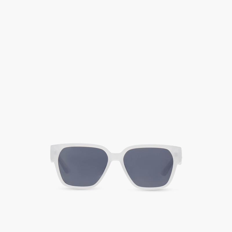 Full Rim Square Frame Sunglasses with Nose Pads