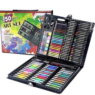 Kedva 150 Pcs Color Set for Kids, Watercolor Pens, Brush Set Gift Boxes, Markers Art Drawing Pencils Art Set Kits for Kids