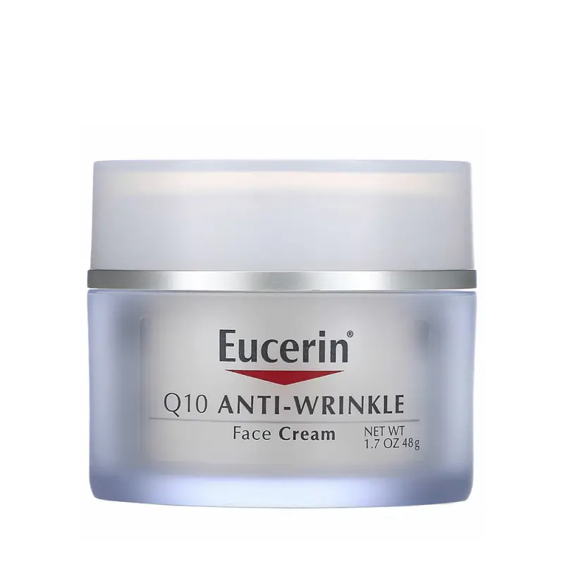 كريم الوجه Eucerin Q10 المضاد للتجاعيد بحجم 1.7 أونصة (50 مل)
