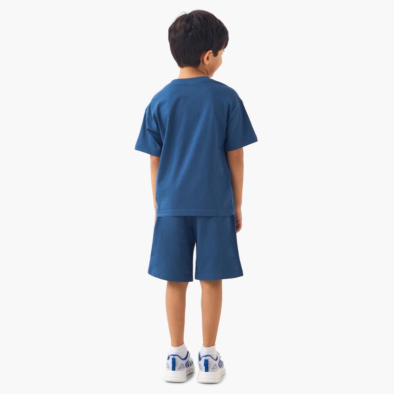 Kappa Logo Print T-shirt and Shorts Set
