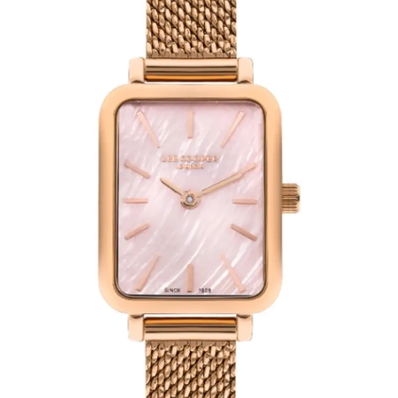 Lee Cooper Women's Analog Pink Mop Dial Watch - LC07815.410