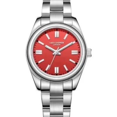 Lee Cooper Women's Red Dial Analog Watch - LC07962.380