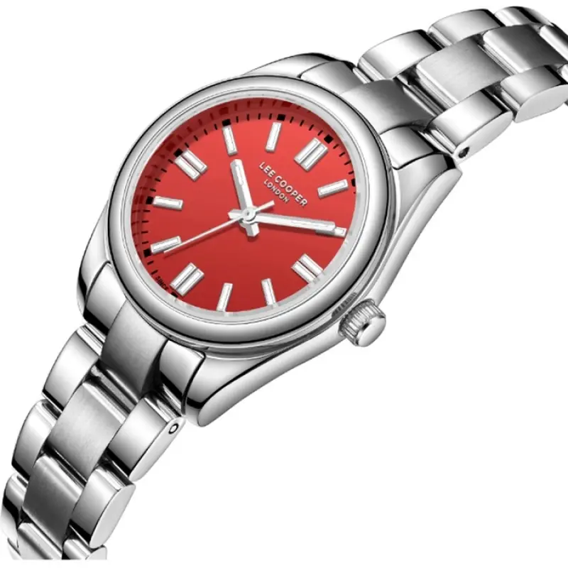 Lee Cooper Women's Red Dial Analog Watch - LC07962.380