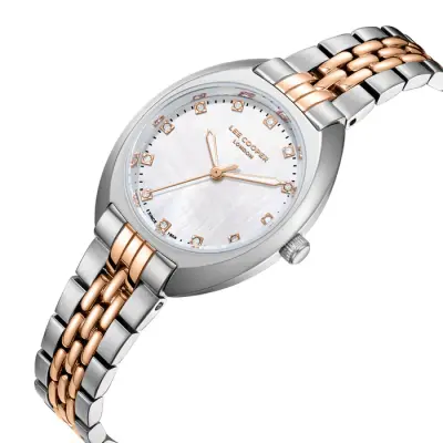 Lee Cooper Women's 30MM Multicolour Analog Metal Strap Watch | LC07989.420