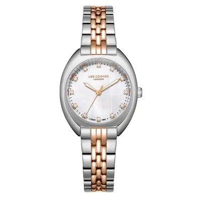 Lee Cooper Women's 30MM Multicolour Analog Metal Strap Watch | LC07989.420