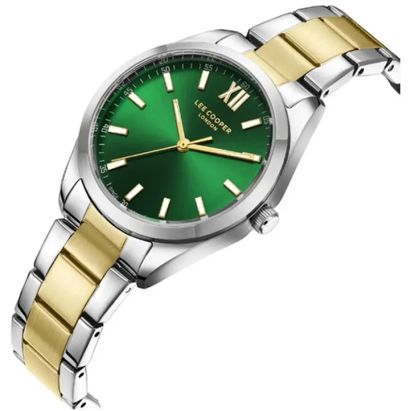 Lee Cooper Women's Analog Green Dial Watch - LC08014.270