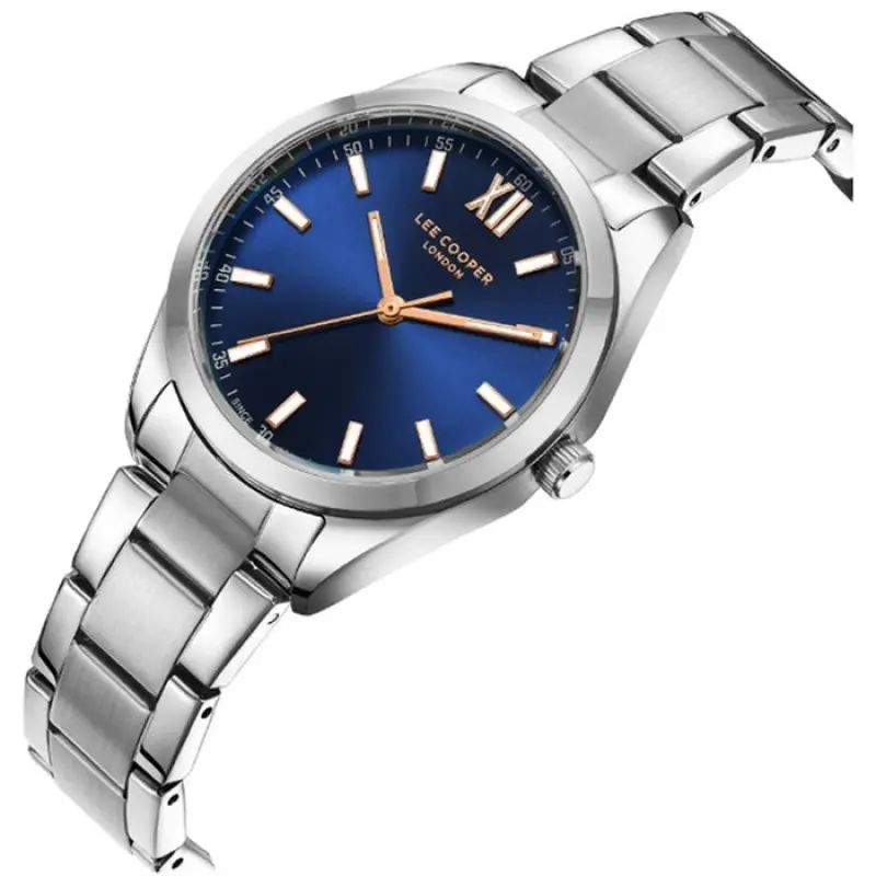 Lee Cooper Women's Analog Blue Dial Watch - LC08014.390