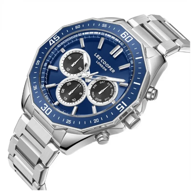 Lee Cooper Men's Multi Function Blue Dial Watch - LC08021.390