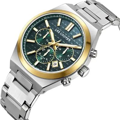 LEE COOPER Men Multi Function Dark Green Dial Watch - LC08084.270