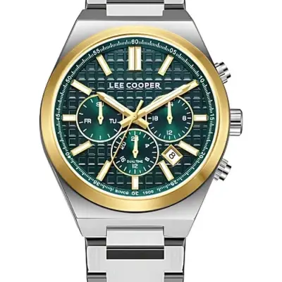 LEE COOPER Men Multi Function Dark Green Dial Watch - LC08084.270