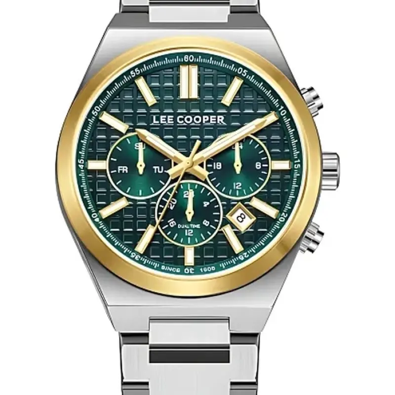 LEE COOPER Men Multi Function Dark Green Dial Watch - LC08084.270
