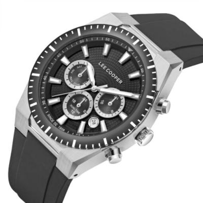 LEE COOPER Men's Multi Function Display and Silicone Strap - LC08088.351