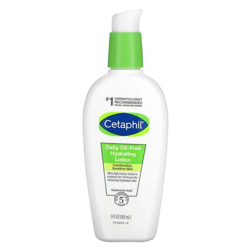 Cetaphil Daily Oil-Free Hydrating Lotion , 88 ml, Provides 24-hour Hydration