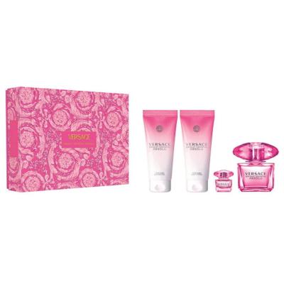 Versace Bright Crystal Absolu by Versace, 4 Piece Perfume Gift Set for Women
