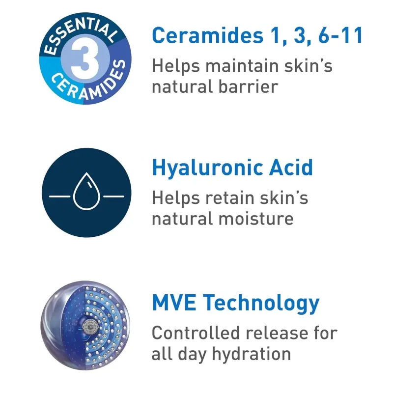 CeraVe Moisturizing Cream for Face and Body, Daily Moisturizer