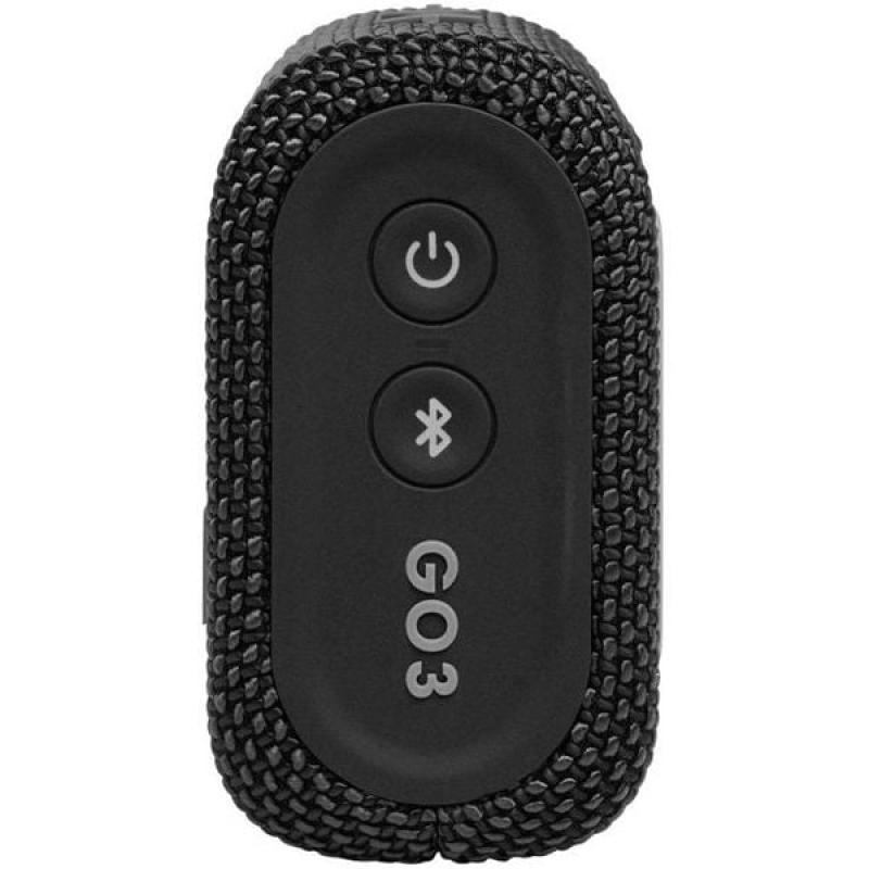 JBL GO 3 Portable Waterproof Speaker Black
